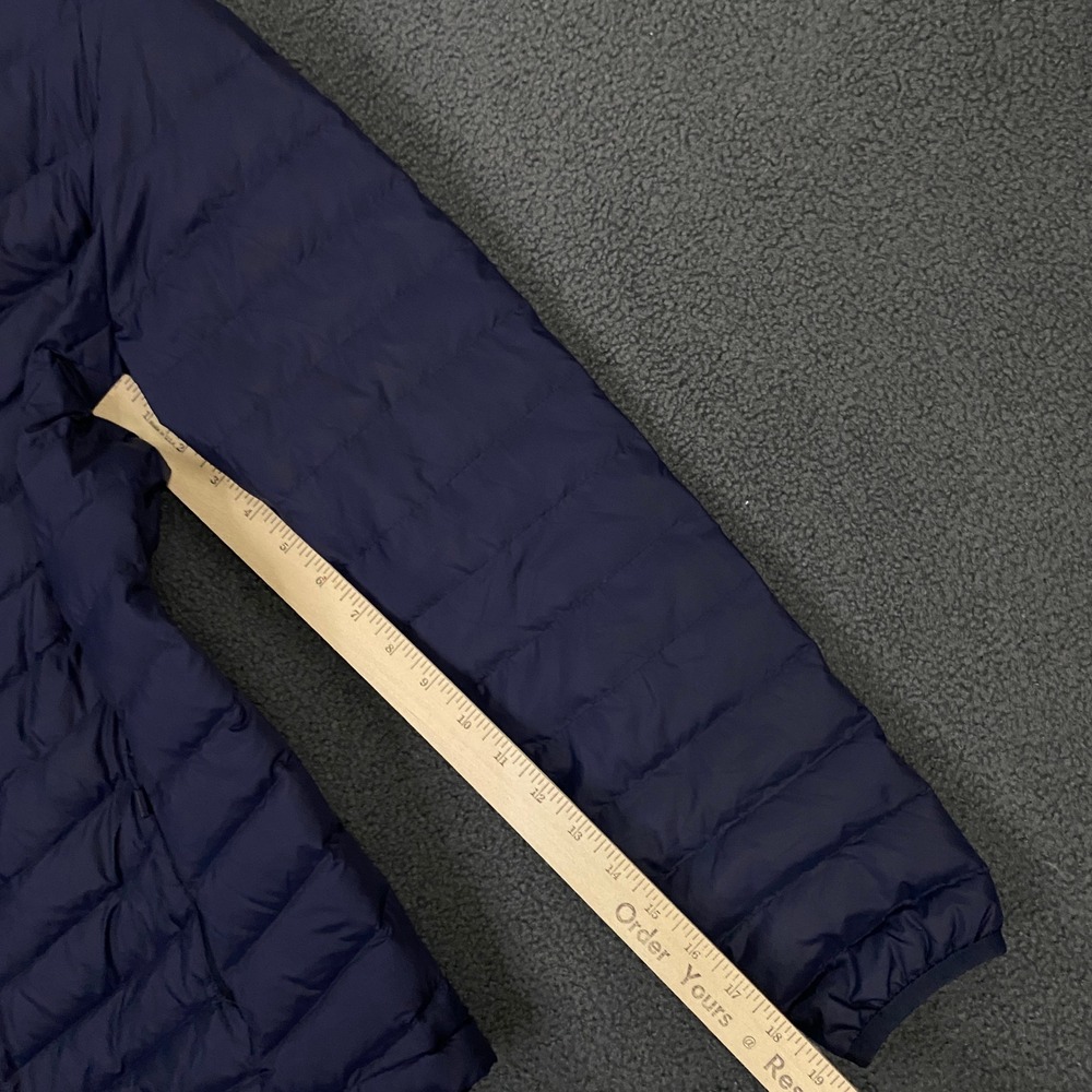 Mountain Hardwear Glen Alpine Down Hoodie Women Large Blue Fill Insulated Jacket - Picture 11 of 12